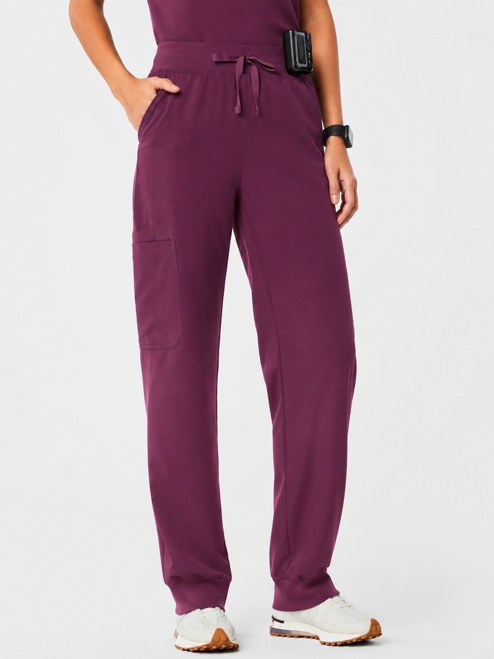 Mandala Maroon Cargo Scrubs Pants